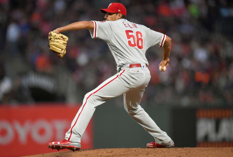 Many writers and fans discounted Eflin’s chances to win even one of two spots. Photo by Thearon W. Henderson/Getty Images.