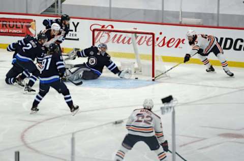 Connor McDavid #97, Edmonton Oilers (Photo by David Lipnowski/Getty Images)