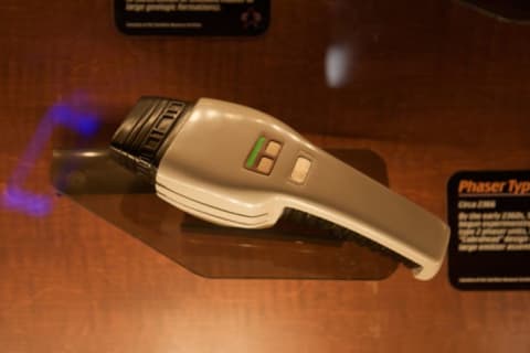 A Star Trek phaser.