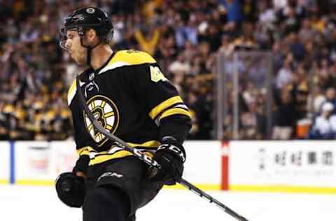 BOSTON, MA – OCTOBER 19: David Krejci