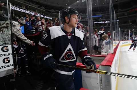 DENVER, CO – JANUARY 23: Dominic Toninato #47 of the Colorado Avalanche skates against the Minnesota Wild at the Pepsi Center on January 23, 2019 in Denver, Colorado. The Wild defeated the Avalanche 5-2. (Photo by Michael Martin/NHLI via Getty Images)