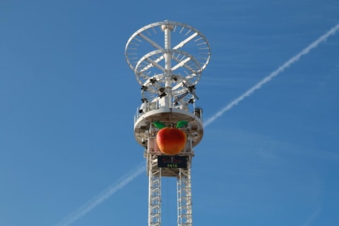 Atlanta's peach drop.