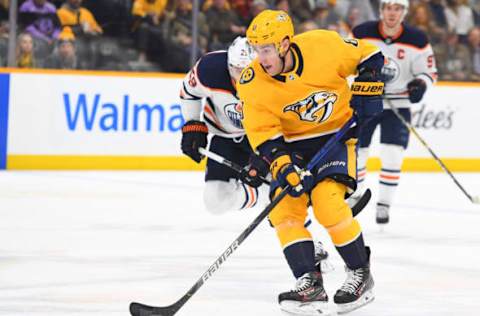 Mar 2, 2020; Nashville Predators, Kyle Turris #8 Mandatory Credit: Christopher Hanewinckel-USA TODAY Sports