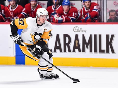 MONTREAL, QC – OCTOBER 13TH: Sidney Crosby Montreal Canadiens (Photo by Minas Panagiotakis/Getty Images)