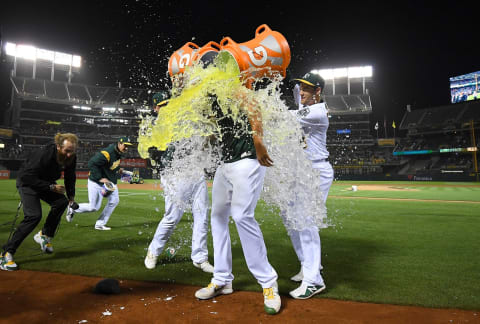 OAKLAND, CA – APRIL 21: Sean Manaea