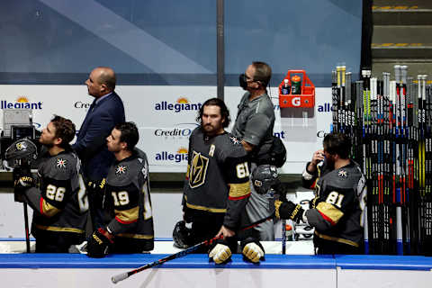 Mark Stone #61 of the Vegas Golden Knights (Photo by Bruce Bennett/Getty Images)