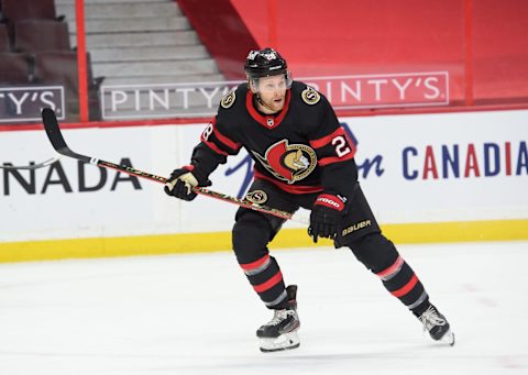 Connor Brown #28 of the Ottawa Senators (Photo by Matt Zambonin/Freestyle Photography/Getty Images)