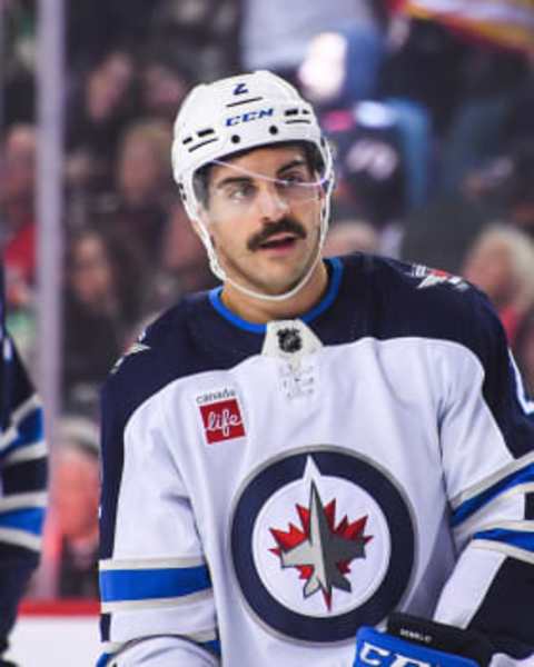 Dylan DeMelo #2 of the Winnipeg Jets (Photo by Derek Leung/Getty Images)