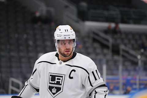 Anze Kopitar #11 of the Los Angeles Kings. (Photo by Dilip Vishwanat/Getty Images)