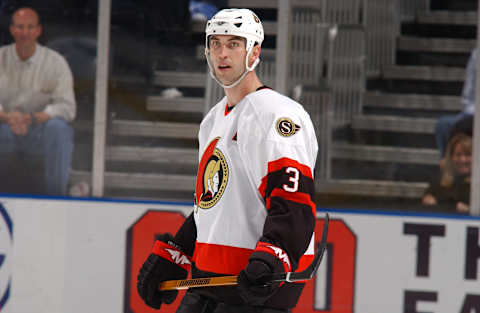 Zdeno Chara #3 of the Ottawa Senators. (Photo by Scott Cunningham/Getty Images)