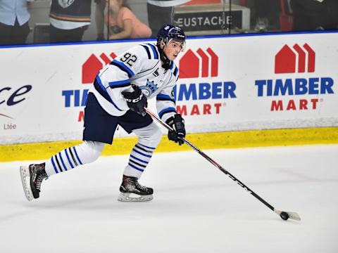 Hendrix Lapierre #92 of the Chicoutimi Sagueneens (Photo by Minas Panagiotakis/Getty Images)