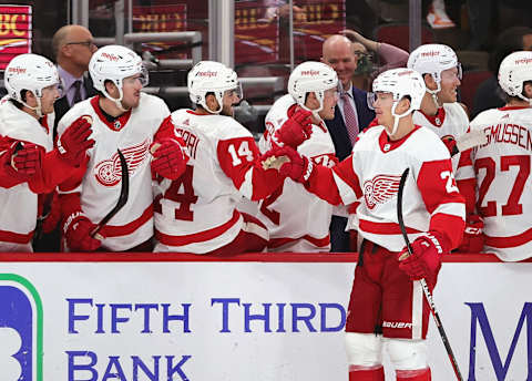 Lucas Raymond. (Photo by Jonathan Daniel/Getty Images)