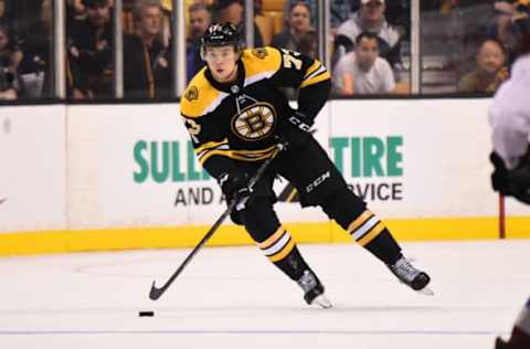 BOSTON, MA – OCTOBER 9: Charlie McAvoy