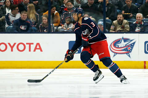 Seth Jones #3, Columbus Blue Jackets (Photo by Kirk Irwin/Getty Images)