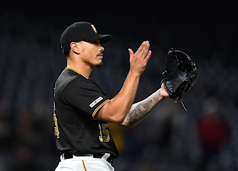 Keone Kela of the Pittsburgh Pirates (Photo by Joe Sargent/Getty Images)