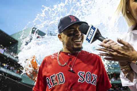 Boston Red Sox outfielder Mookie Betts. (Photo by Billie Weiss/Boston Red Sox/Getty Images)