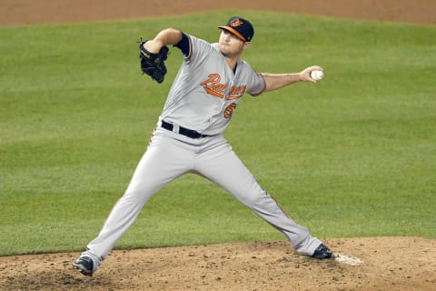 If Britton is entirely healthy and effective, the Phillies may have interest in him. Photo by Mitchell Layton/Getty Images.