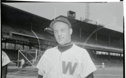 Eddie Yost in the uniform of the Washington Senators.