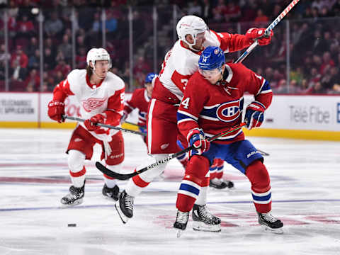 MONTREAL, QC – OCTOBER 10: Nick Suzuki Cale Fleury Montreal Canadiens (Photo by Minas Panagiotakis/Getty Images)