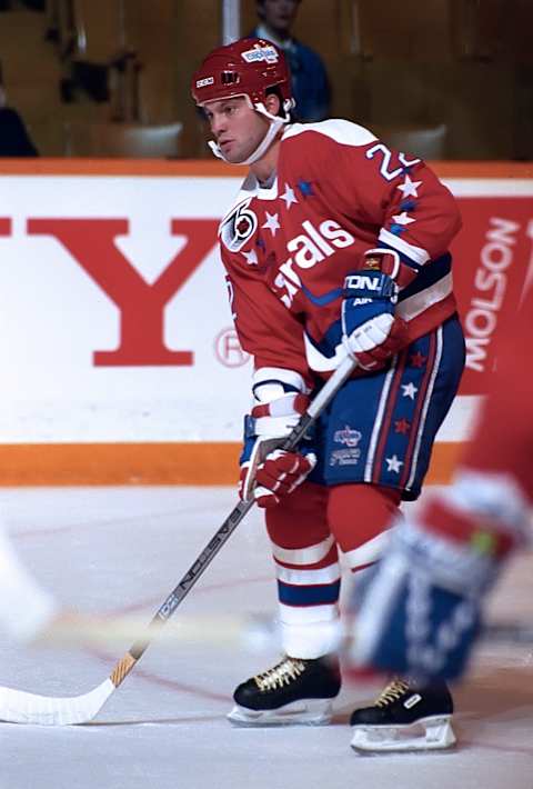 Dino Ciccarelli, Washington Capitals (Photo by Graig Abel Collection/Getty Images))