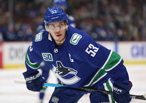 Vancouver Canucks Bo Horvat (Photo by Ben Nelms/Getty Images)