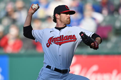 Shane Bieber. Mandatory Credit: Ken Blaze-USA TODAY Sports