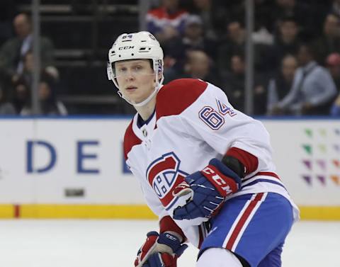 NEW YORK, NEW YORK – DECEMBER 06: Otto Leskinen Montreal Canadiens. (Photo by Bruce Bennett/Getty Images)