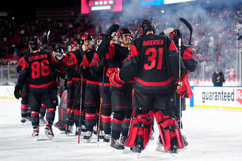 Carolina Hurricanes. (Photo by Jacob Kupferman/Getty Images)