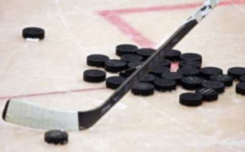 Oct 21, 2009; VILLACH, Austria: A general feature of men's ice hockey equipment. Mandatory Credit: Christian Walgram/Gepa via USA TODAY Sports college