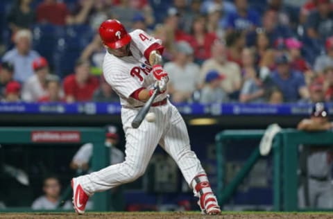 With Ramos starting most September games, the Phillies will begin putting up crooked numbers on the scoreboard. Photo by H. Martin/Getty Images.