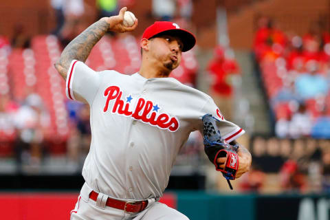 Velasquez is starting to pay dividends from the Giles trade. Photo by Dilip Vishwanat/Getty Images.