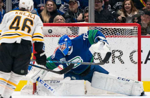 Vancouver Canucks, Jacob Markstrom #25 (Photo by Rich Lam/Getty Images)