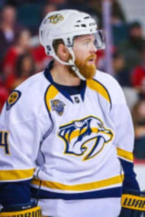 Nashville Predators defenseman Ryan Ellis (4). Mandatory Credit: Sergei Belski-USA TODAY Sports