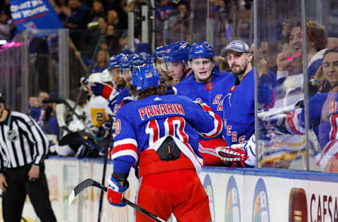 Artemi Panarin #10, New York Rangers (Photo by Rich Graessle/Getty Images)