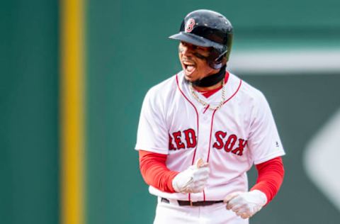 BOSTON, MA – APRIL 8: Mookie Betts