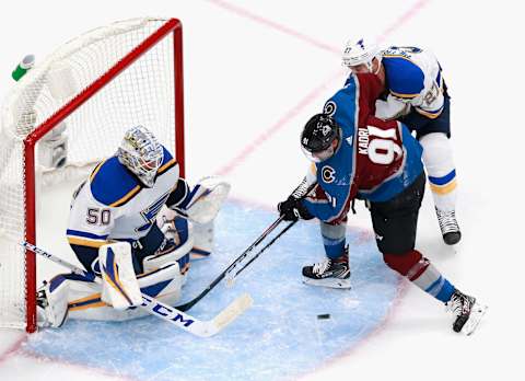 Nazem Kadri #91 of the Colorado Avalanche. (Photo by Jeff Vinnick/Getty Images)