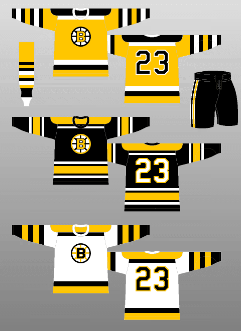 Illustration by Andrew M. Greenstein, The unofficial NHL Uniform Database