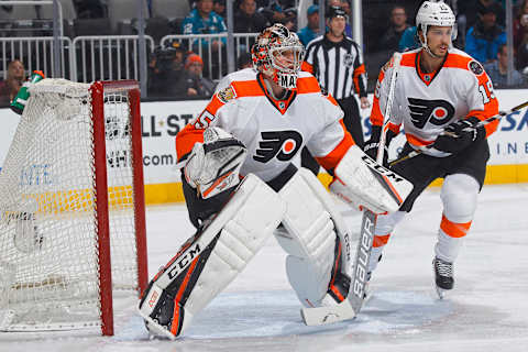 Steve Mason, Philadelphia Flyers. (Photo by Rocky W. Widner/NHL/Getty Images)