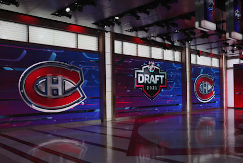 SECAUCUS, NEW JERSEY – JULY 23: 2021 NHL Entry Draft Montreal Canadiens. (Photo by Bruce Bennett/Getty Images)