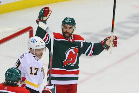 New Jersey Devils right wing Kyle Palmieri (21): (Ed Mulholland-USA TODAY Sports)