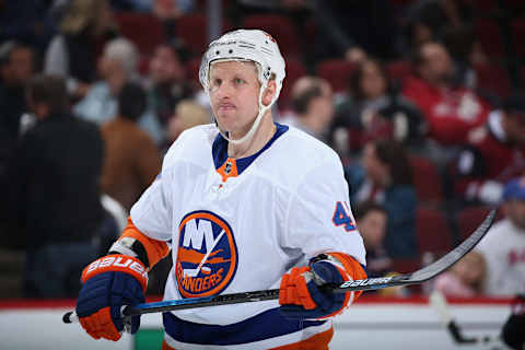 Leo Komarov #47 of the New York Islanders (Photo by Christian Petersen/Getty Images)