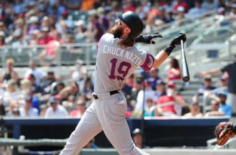 ATLANTA, GA – AUGUST 27: Charlie Blackmon