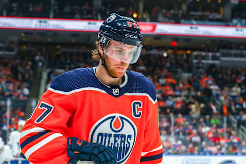 Connor McDavid, Edmonton Oilers (Photo by Curtis Comeau/Icon Sportswire via Getty Images)