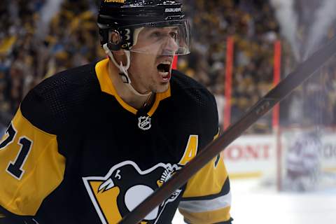 PITTSBURGH, PA – MAY 13: Evgeni Malkin (Photo by Kirk Irwin/Getty Images)