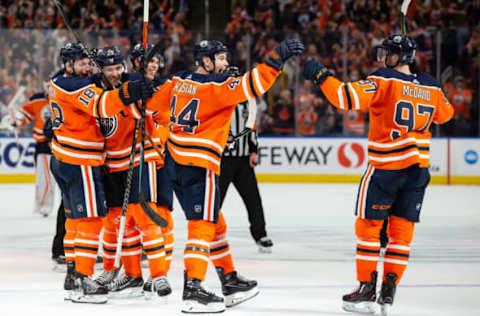 Connor McDavid #97, Edmonton Oilers (Photo by Codie McLachlan/Getty Images)