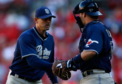 ST. LOUIS – OCTOBER 07: Relief pitcher Trevor Hoffman