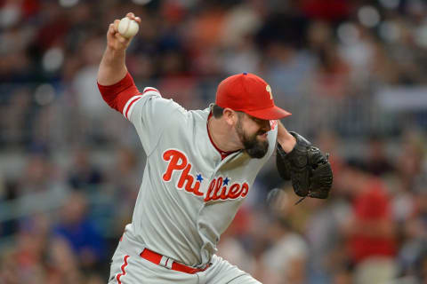 Neshek is one of the top relief options available, but the Phillies may only recoup $5 million of the $6.5 million left on his pact. Photo by Rich von Biberstein/Icon Sportswire via Getty Images.