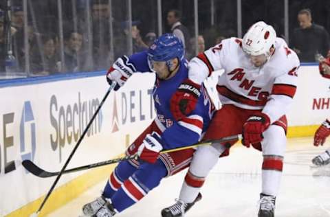 Chris Kreider #20 of the New York Rangers (Photo by Bruce Bennett/Getty Images)