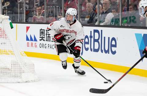 BOSTON, MA – FEBRUARY 10: Jordan Harris (Photo by Richard T Gagnon/Getty Images)