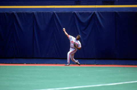 Vladimir Guerrero, Montreal Expos (Photo by John Reid III/MLB Photos via Getty Images)